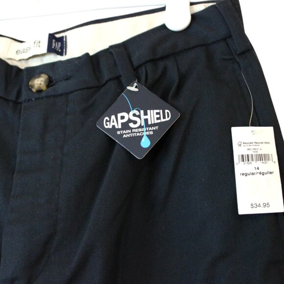 NWT Gap Kids Pants Size 14 Regular Black Cargo Pants Stain Resistant D65 - Picture 7 of 11